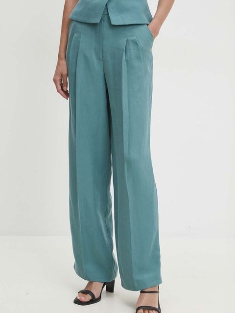 BA&SH spodnie z domieszką lnu - zdjęcie produktu nr 1