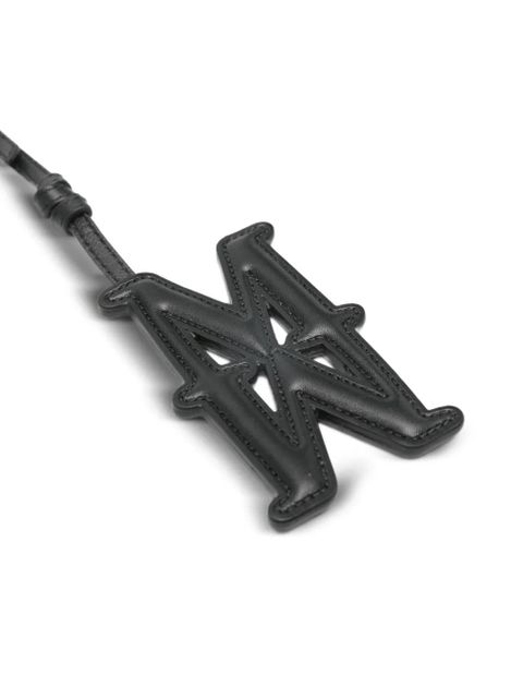 Max Mara leather bag charm - Black - zdjęcie produktu nr 2