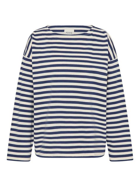 Posse Haisley striped T-shirt - White - zdjęcie produktu nr 1