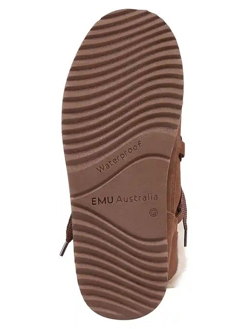 Emu Australia śniegowce zamszowe Thorsby kolor brązowy W13215