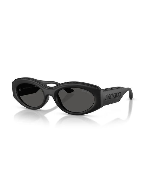 Jimmy Choo okulary przeciwsłoneczne damskie kolor czarny 0JC6002U