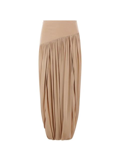 Ferragamo draped midi skirt - Neutrals - zdjęcie produktu nr 1