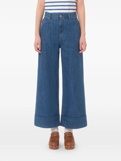 Valentino Garavani Lightweight wide-leg jeans - Blue - zdjęcie produktu nr 2