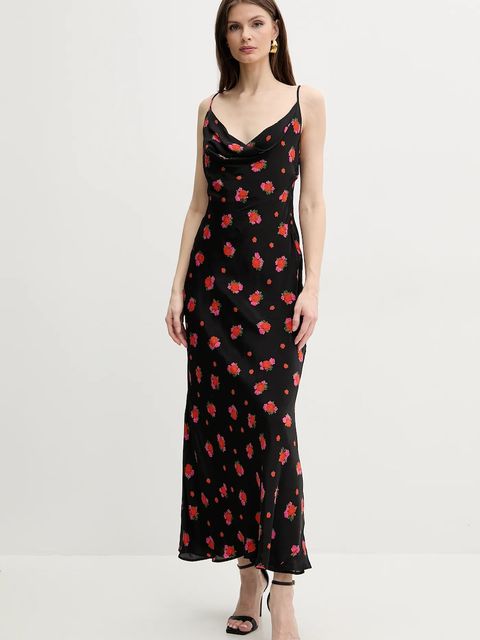 Bardot sukienka MONROE kolor czarny maxi rozkloszowana 59709DB2 - zdjęcie produktu nr 2