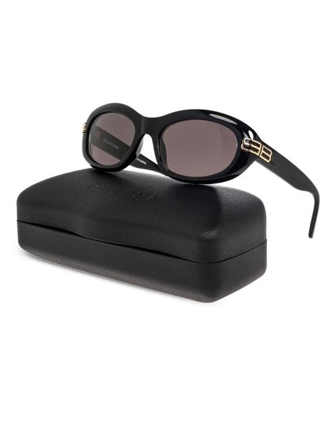 Balenciaga Eyewear oval-frame sunglasses - Black