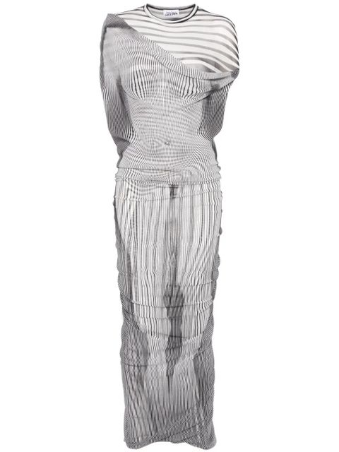 Jean Paul Gaultier The Long Draped Body Morphing maxi dress - Black - zdjęcie produktu nr 1