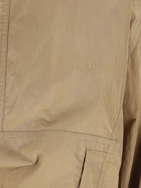 Saint Laurent Cassandre button-fastening jacket - Neutrals