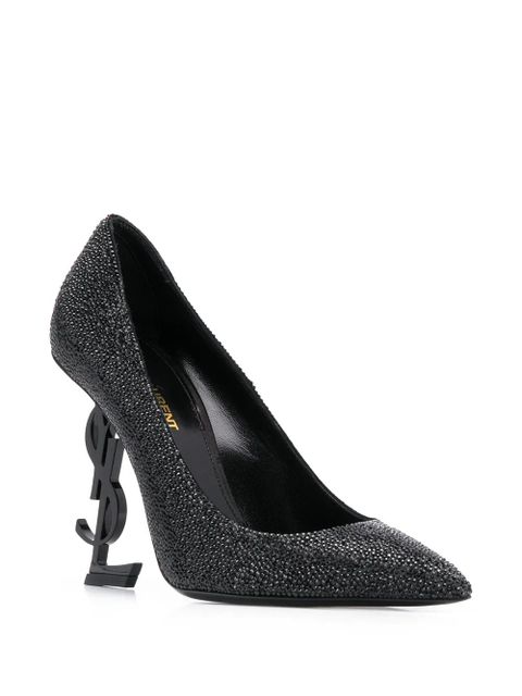 Saint Laurent Opyum glitter pumps - Black - zdjęcie produktu nr 2