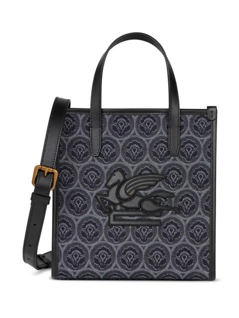 ETRO small Love Trotter denim tote bag - Blue - zdjęcie produktu nr 1