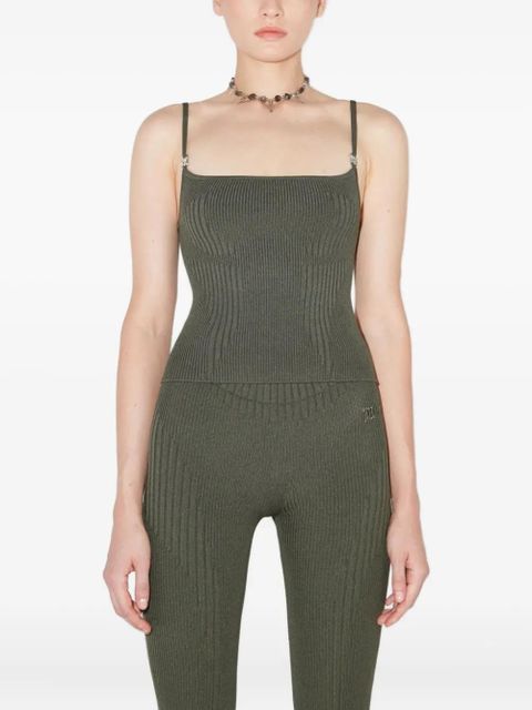 MISBHV ribbed-knit tank top - Green