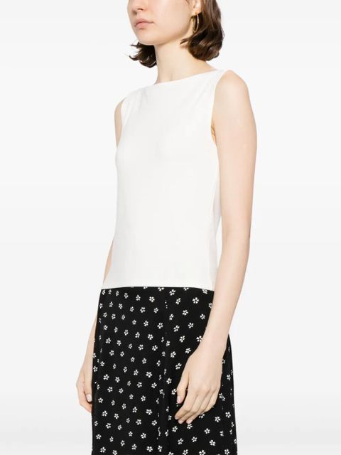 Reformation Dusk boat-neck top - White