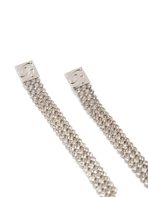 Blumarine crystal-embellished earrings - Silver