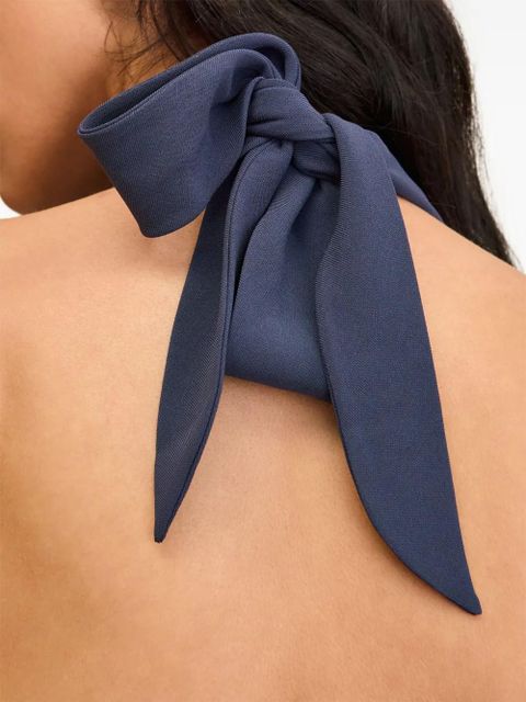 Cult Gaia Augusta cowl-neck top - Blue