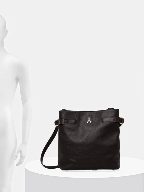 Patrizia Pepe torebka skórzana kolor brązowy 2B0150 L162