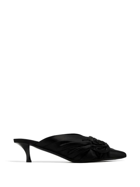 Givenchy twist-flower mules - Black - zdjęcie produktu nr 1