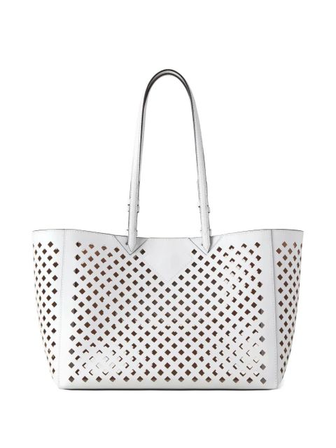 Mulberry perforated leather tote bag - White - zdjęcie produktu nr 2