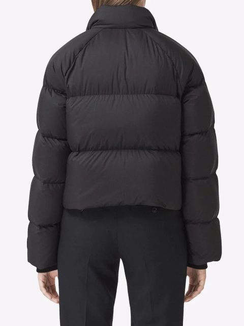 Burberry cropped padded jacket - Black