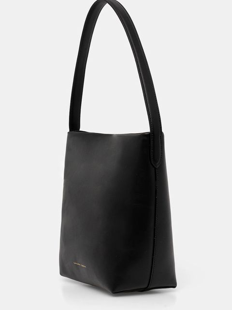 Liviana Conti torebka skórzana kolor czarny A5WA62