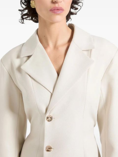 Manière De Voir Nicole pleated tailored blazer dress - Neutrals - zdjęcie produktu nr 2