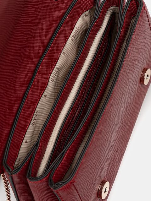 Guess torebka NOELLE kolor czerwony HWZG96 72210