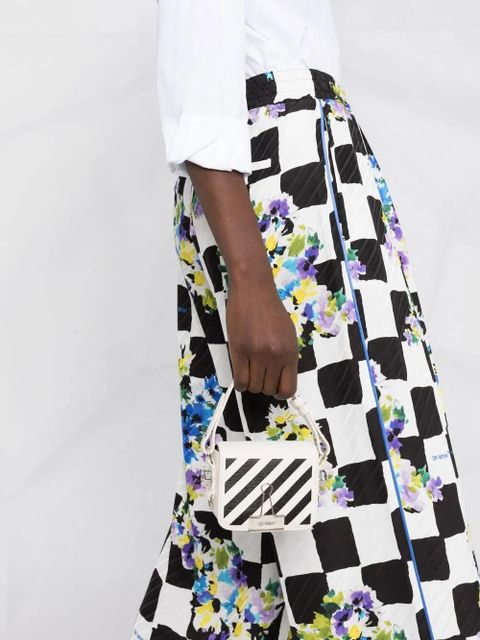 Off-White high-waisted checked trousers