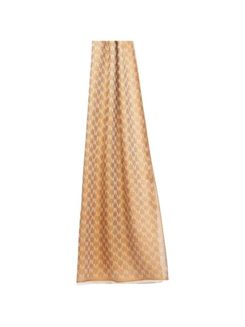 Max Mara monogram scarf - Brown - zdjęcie produktu nr 1