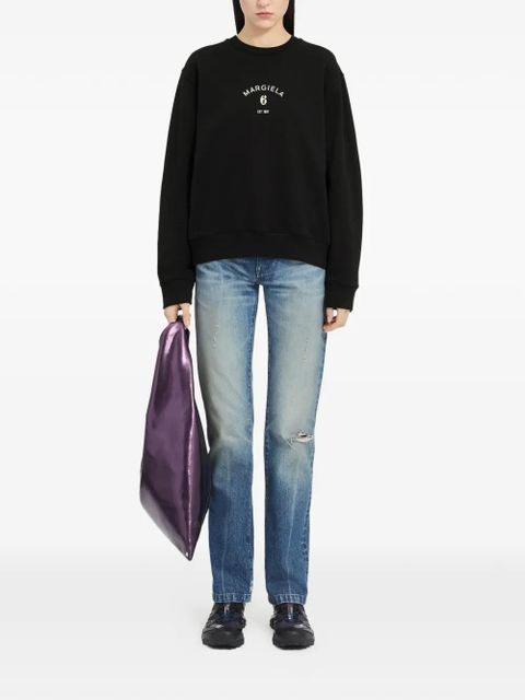 MM6 Maison Margiela logo sweatshirt - Black - zdjęcie produktu nr 2