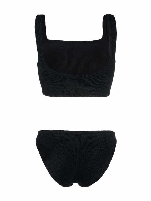 Hunza G Xandra crinkled bikini - Black