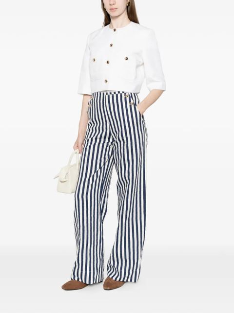 Maje Palais striped trousers - Blue - zdjęcie produktu nr 2