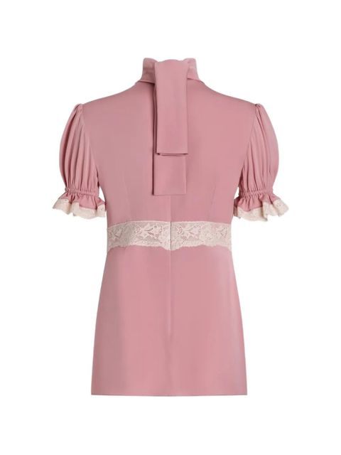 Dolce & Gabbana charmeuse stretch top - Pink - zdjęcie produktu nr 2