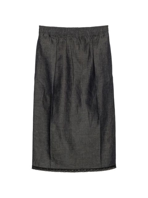 Prada chambray skirt - Grey - zdjęcie produktu nr 1