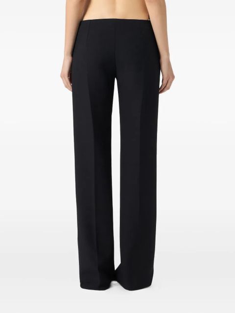 Blumarine lace-embellished trousers - Black