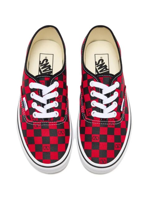 Valentino Garavani x Vans VLogo Checkerboard-print sneakers - Red