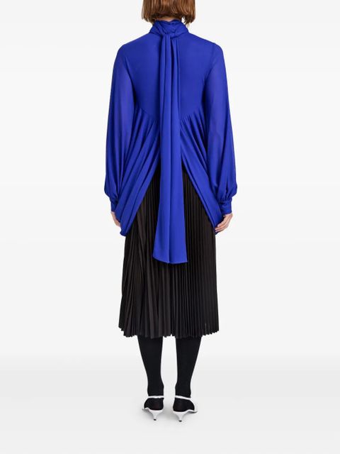 Proenza Schouler straight-waistband midi pleated skirt - Brown - zdjęcie produktu nr 2