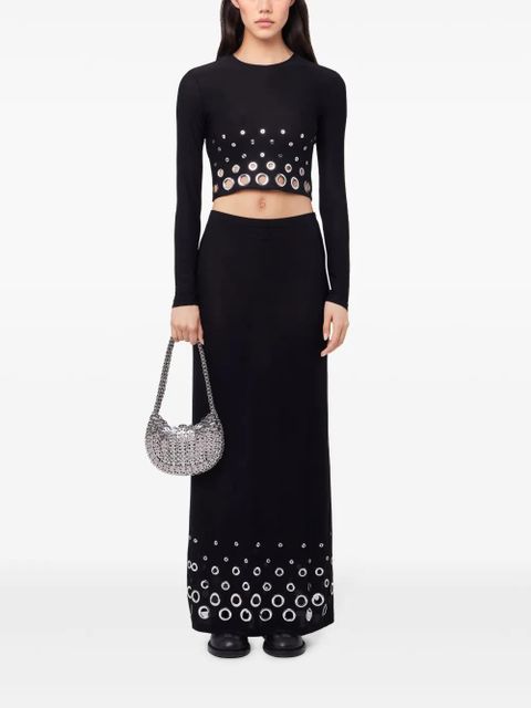 Rabanne jersey maxi skirt - Black - zdjęcie produktu nr 2