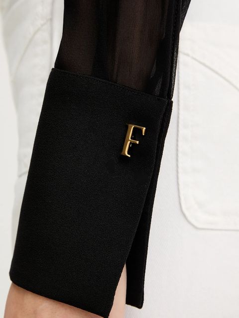 Elisabetta Franchi koszula jedwabna