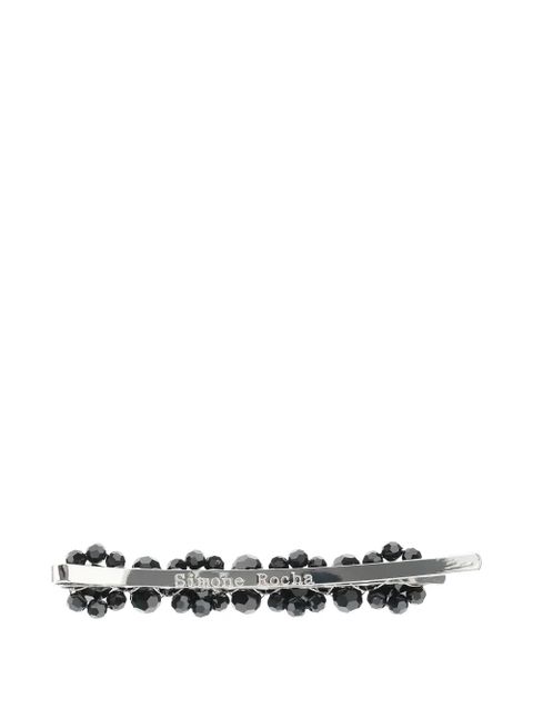Simone Rocha crystal-embellished hair clip - Black