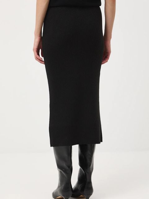 Medicine spódnica kolor czarny maxi prosta