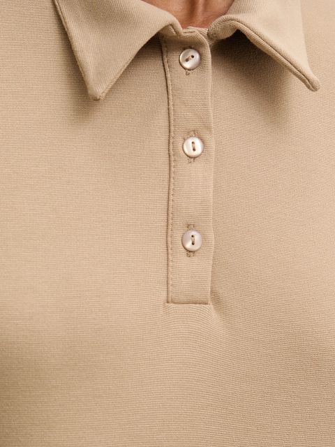 Answear.LAB polo kolor beżowy