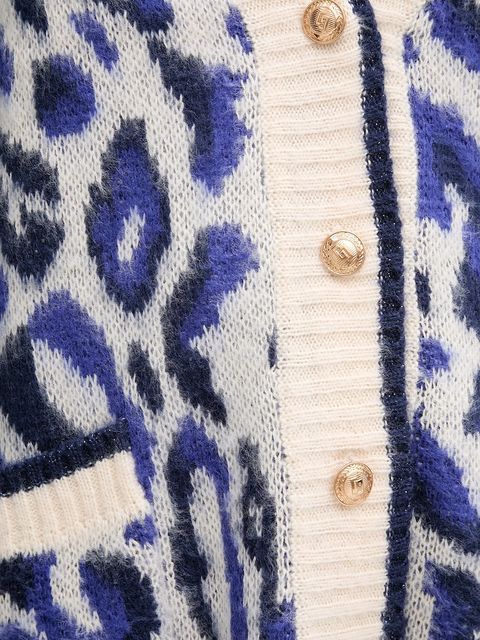 Gaudi kardigan damski kolor niebieski 521BD53044