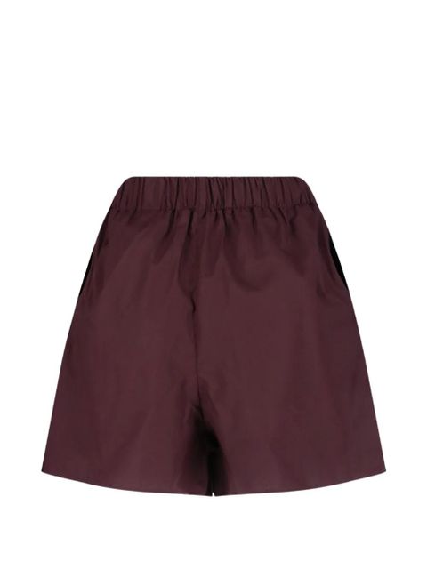 The Frankie Shop Lui elasticated-waist mini shorts - Red - zdjęcie produktu nr 2