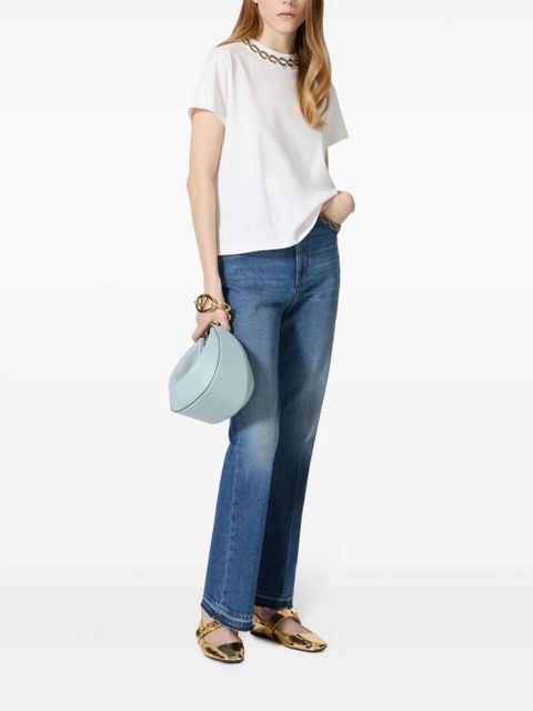 Valentino Garavani embroidered jeans - Blue