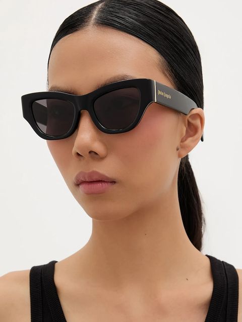 Palm Angels okulary przeciwsłoneczne kolor czarny PERI087_501007