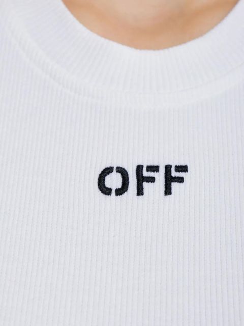 Off-White cotton tank top