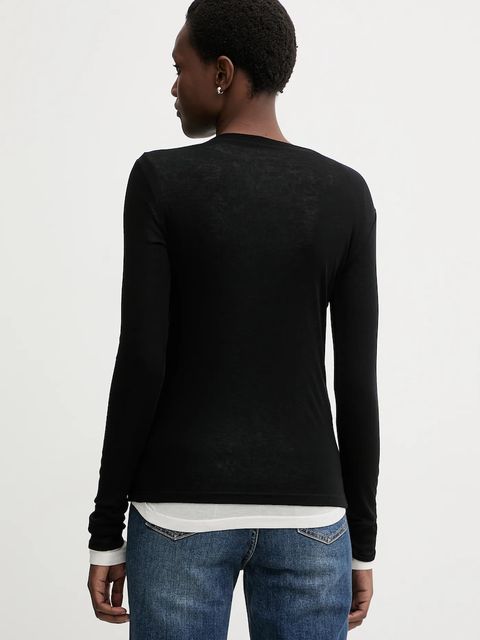 Miss Sixty longsleeve z dodatkiem wełny 2-pack kolor czarny 6S3SJ3360A