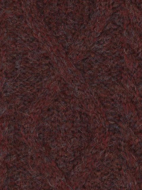 ISABEL MARANT cable-knit wool sweater - Red