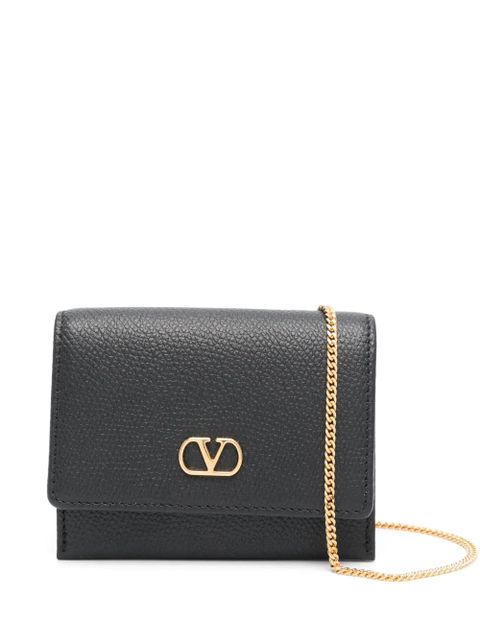 Valentino Garavani VLogo chain cardholder - Black - zdjęcie produktu nr 1