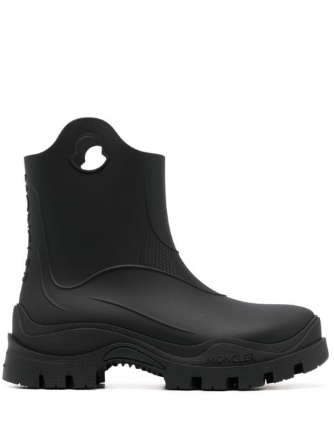 Moncler Misty textured rain boots - Black - zdjęcie produktu nr 1