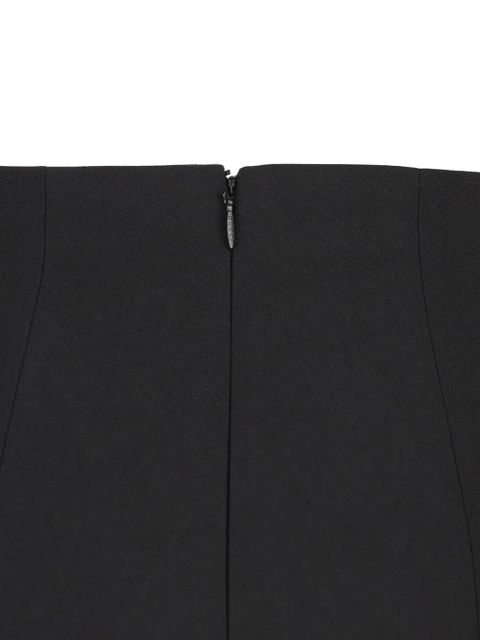 Gucci wide-leg wool trousers - Black