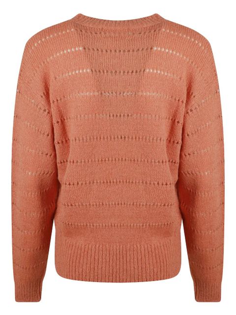 MARANT ÉTOILE Yona openwork sweater - Orange
